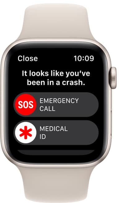 Apple Watch SE 2nd Gen 44 mm LTE (Stjerneskinn Alu/Stjerneskinn sportsreim)