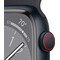 Apple Watch Series 8 45mm Cellular (midnatt alu / midnatt sportsreim)