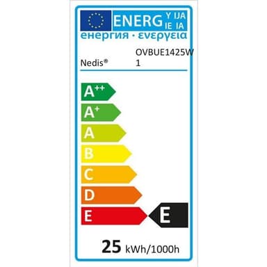 Nedis Ovnslampe E14 25 W