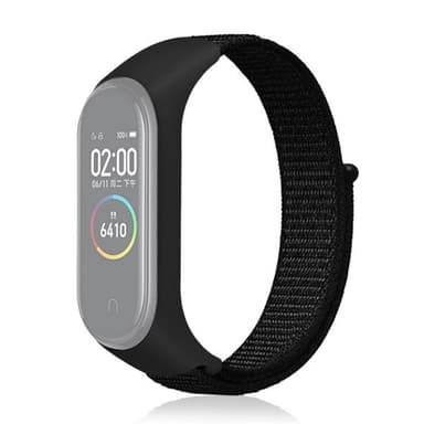 Armbånd til Xiaomi Mi Band 3 / 4 - Svart