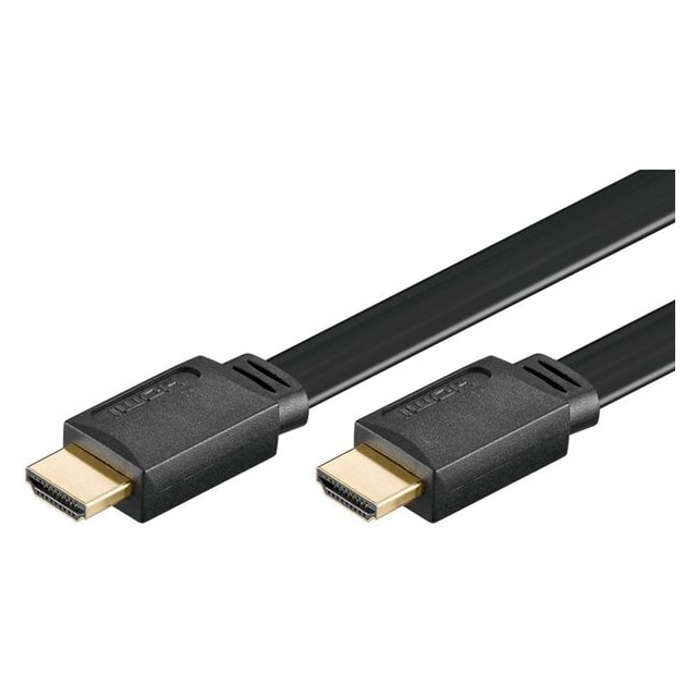 2m HDMI-Ledning med Ethernet