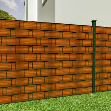 Pvc gjerde strimmel - 35 m,tredekor