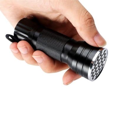 UV 21 LEDs 395NM Ultra Violet Lommelykt - Oppdager Hundurin