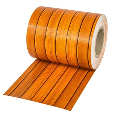 Pvc gjerde strimmel - 35 m,tredekor