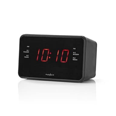 Nedis Digital klokkeradio med FM 0.9 LED