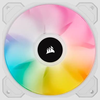 Corsair SP120 RGB ELITE PC-kjølevifte Vifte 12 cm Hvit 3 stykker