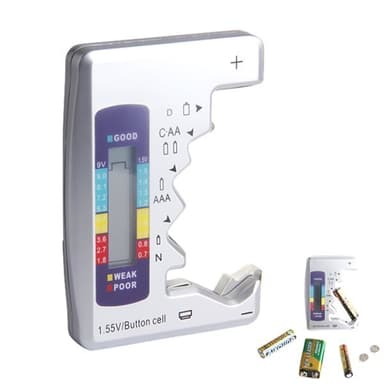 Batteritester C/D/N/9V/AA/AAA