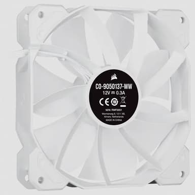 Corsair SP120 RGB ELITE PC-kjølevifte Vifte 12 cm Hvit 3 stykker