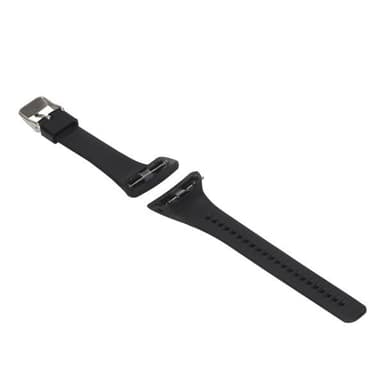 Silikon armbånd til Polar FT4 & FT7, svart