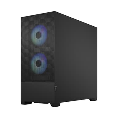 Fractal Pop Air RGB PC-kabinett (sort/gjennomsiktig tint)