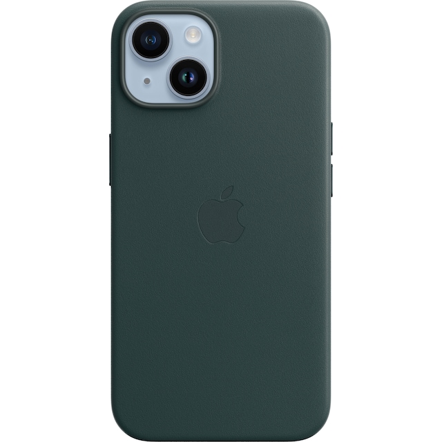 iPhone 14 skinndeksel med MagSafe (skogsgrønn)