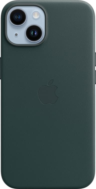 iPhone 14 skinndeksel med MagSafe (skogsgrønn)