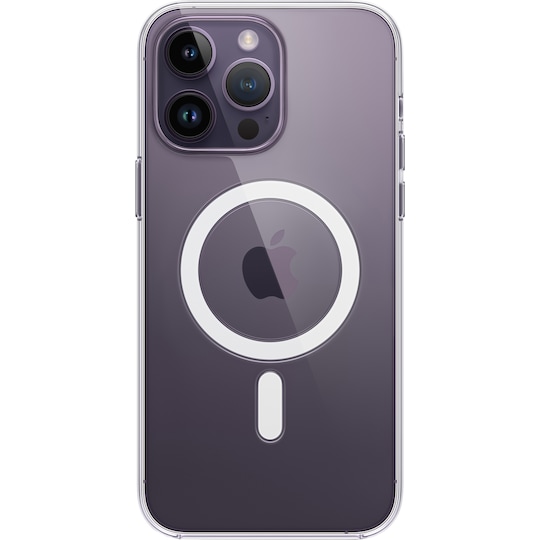 iPhone 14 Pro Max gjennomsiktig deksel med MagSafe