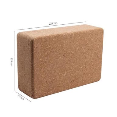 Yogablokk av kork