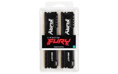 Kingston FURY Beast 16GB DDR4 RAM 3600 MT/s CL17 (sort)