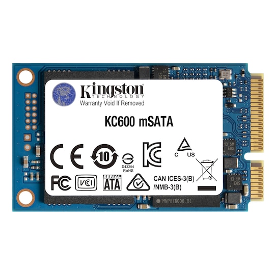 Kingston Technology KC600 mSATA 1024 GB Serial ATA III 3D TLC