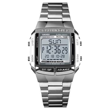 SKMEI 1323 Digitalt Armbandsur Solv Elkjop Elkjop
