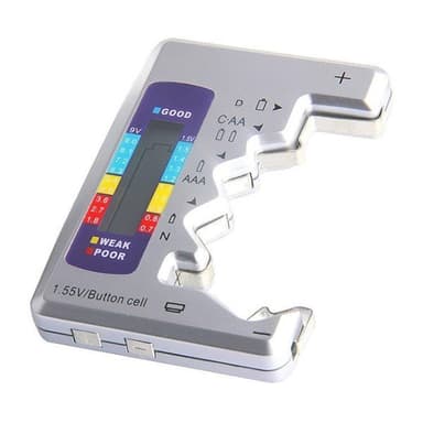 Batteritester C/D/N/9V/AA/AAA