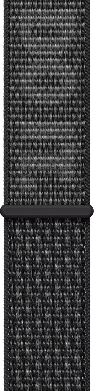 Apple 45 mm Nike Sport Loop Game klokkereim (Black/Summit White)