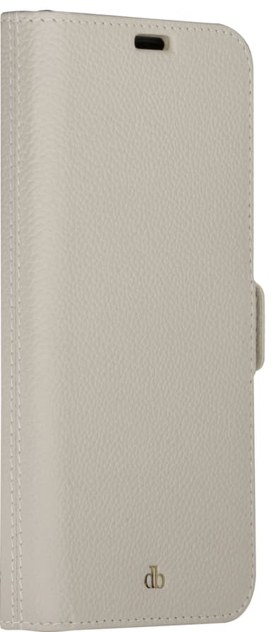 dbramante1928 New York iPhone 14 Pro lommebokdeksel (beige)