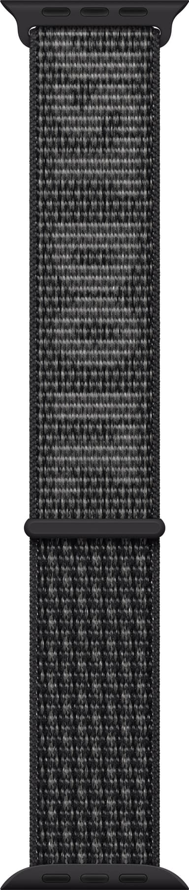 Apple 45 mm Nike Sport Loop Game klokkereim (Black/Summit White)
