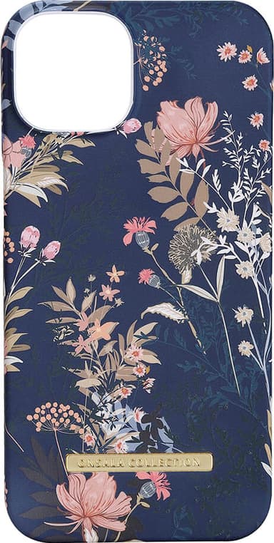 Onsala Fashion iPhone 14 deksel (dark flower)