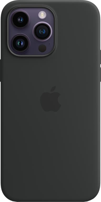 iPhone 14 Pro silikondeksel med MagSafe (Midnatt)