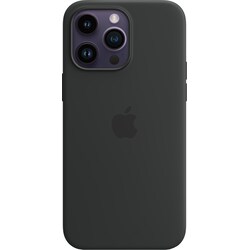 iPhone 14 Pro silikondeksel med MagSafe (Midnatt)