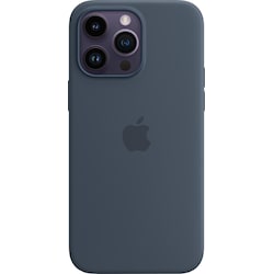 iPhone 14 Pro Max silikondeksel med MagSafe (Stormblå)