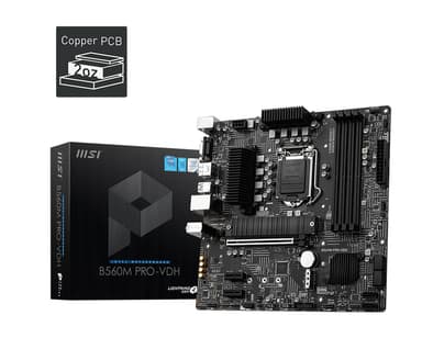 MSI B560M PRO-VDH hovedkort Intel B560 LGA 1200 Micro ATX