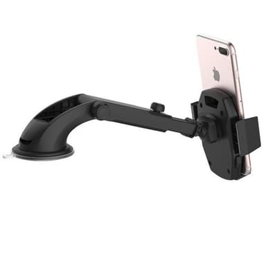 Mobilholder med teleskoparm for bilen