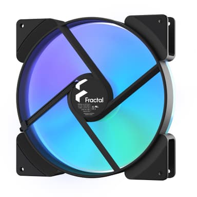 Fractal Design Prisma AL-18 PWM PC-kjølevifte Vifte 18 cm Sort, Hvit 1 stykker