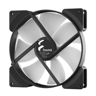 Fractal Design Prisma AL-18 PWM PC-kjølevifte Vifte 18 cm Sort, Hvit 1 stykker
