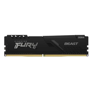 Kingston FURY Beast 16GB DDR4 RAM 3600 MT/s CL17 (sort)