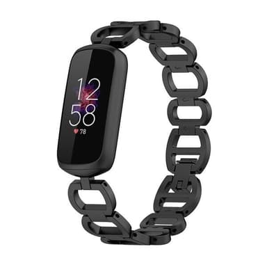 Metallarmbånd til Fitbit Luxe Svart