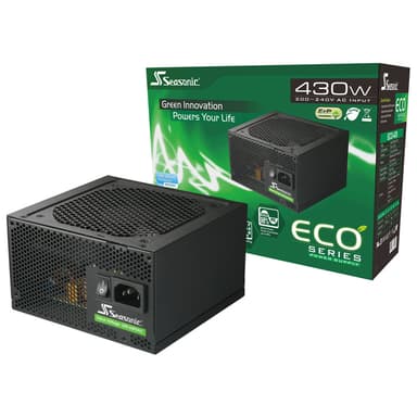 Seasonic ECO-430 strømforsyningsenhet 430 W ATX Sort