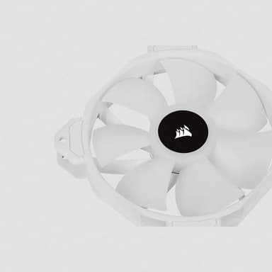 Corsair SP120 RGB ELITE PC-kjølevifte Vifte 12 cm Hvit 3 stykker