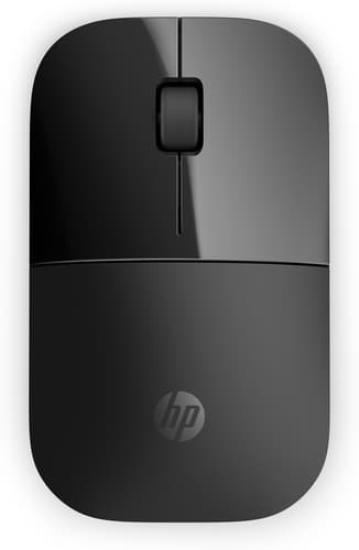 HP Z3700 svart trådløs mus, Ambidekstriøs, Optisk, RF kabel-fri, 1200 DPI, Sort