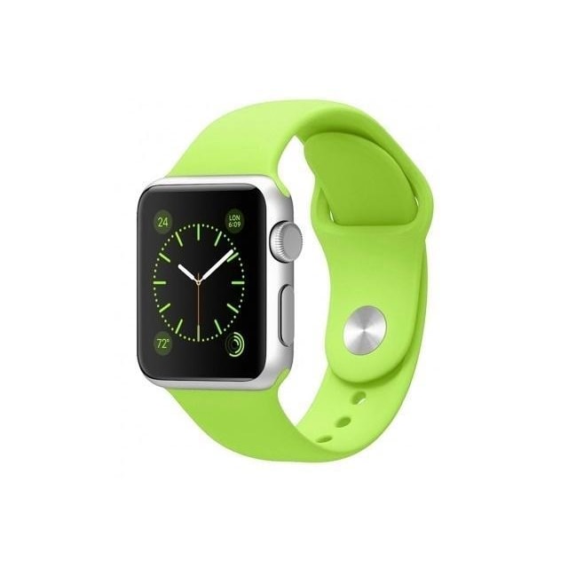 Silikon Klokkearmbånd kompatibelt med Apple Watch, 42/44mm, Limegrønn