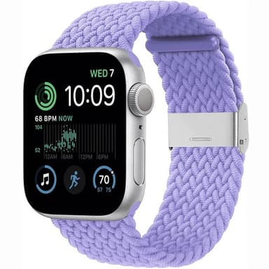 Flettet elastisk armbånd Apple Watch SE 2022 40mm - lightpurple