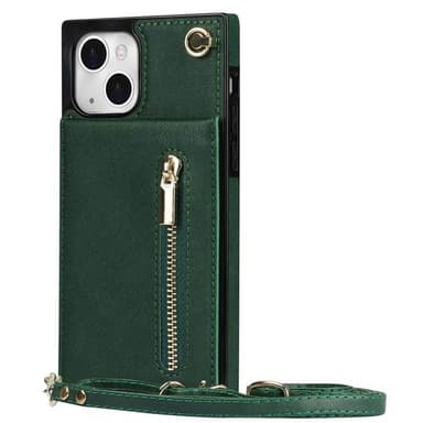 Zipper halskjede deksel Apple iPhone 14 Plus - Grønn