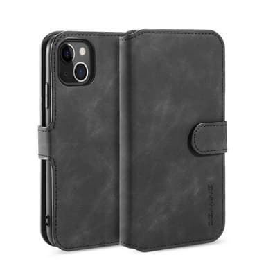 DG-Ming Lommebokdeksel 3-kort Apple iPhone 14 - Sort
