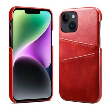 Retro deksel med kort Apple iPhone 14 - Rød