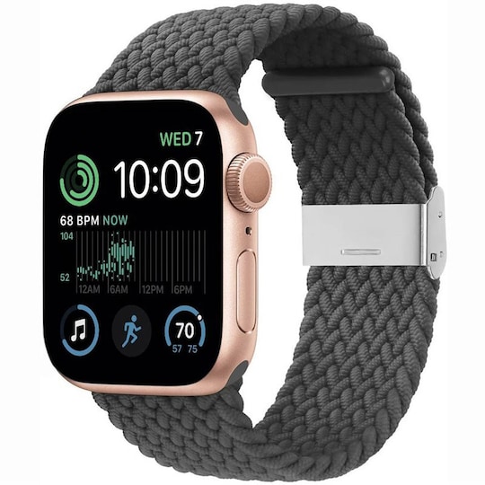 Flettet elastisk armbånd Apple Watch SE 2022 40mm - skygrey