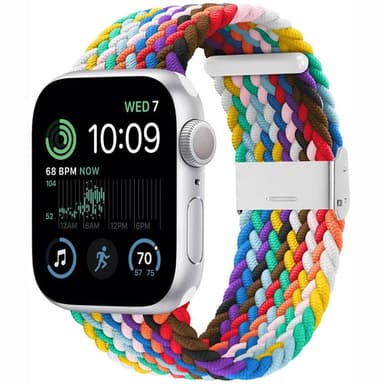Flettet elastisk armbånd Apple Watch SE 2022 44mm - pride edition