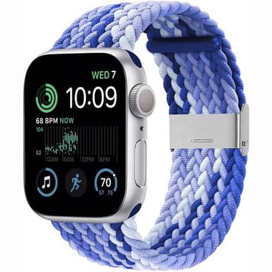 Flettet elastisk armbånd Apple Watch SE 2022 40mm - gradientblue