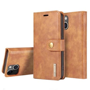Mobil lommebok DG-Ming 2i1 Apple iPhone 14 Plus - Brun