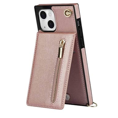 Zipper halskjede deksel Apple iPhone 14 Plus - Rose