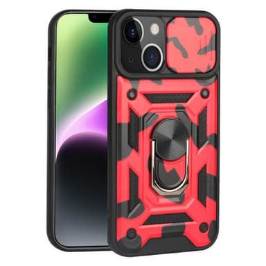 Camo deksel 3i1 Apple iPhone 14 - Rød