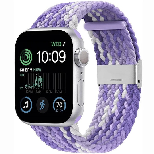 Flettet elastisk armbånd Apple Watch SE 2022 44mm - gradientpurple